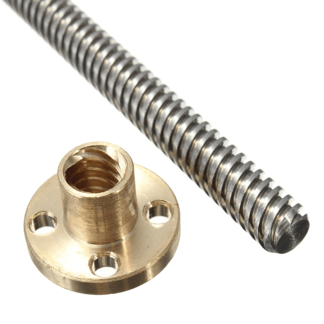 400Mm Lead Screw Brass Nut ACME 8Mm Screw Pitch Lead Screw - MRSLM