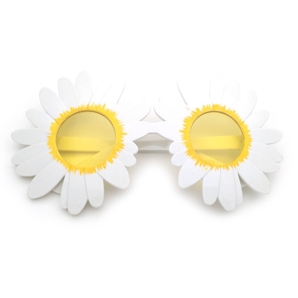 Daisy Sunglasses Birthday Party Glasses Pink White - MRSLM