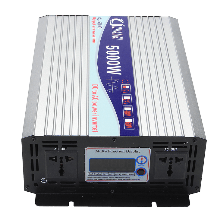 60HZ Inverter Intelligent Solar Pure Sine Wave Inverter DC 12V/24V to AC 110V 3000W/4000W/5000W/6000W Power Converter - MRSLM