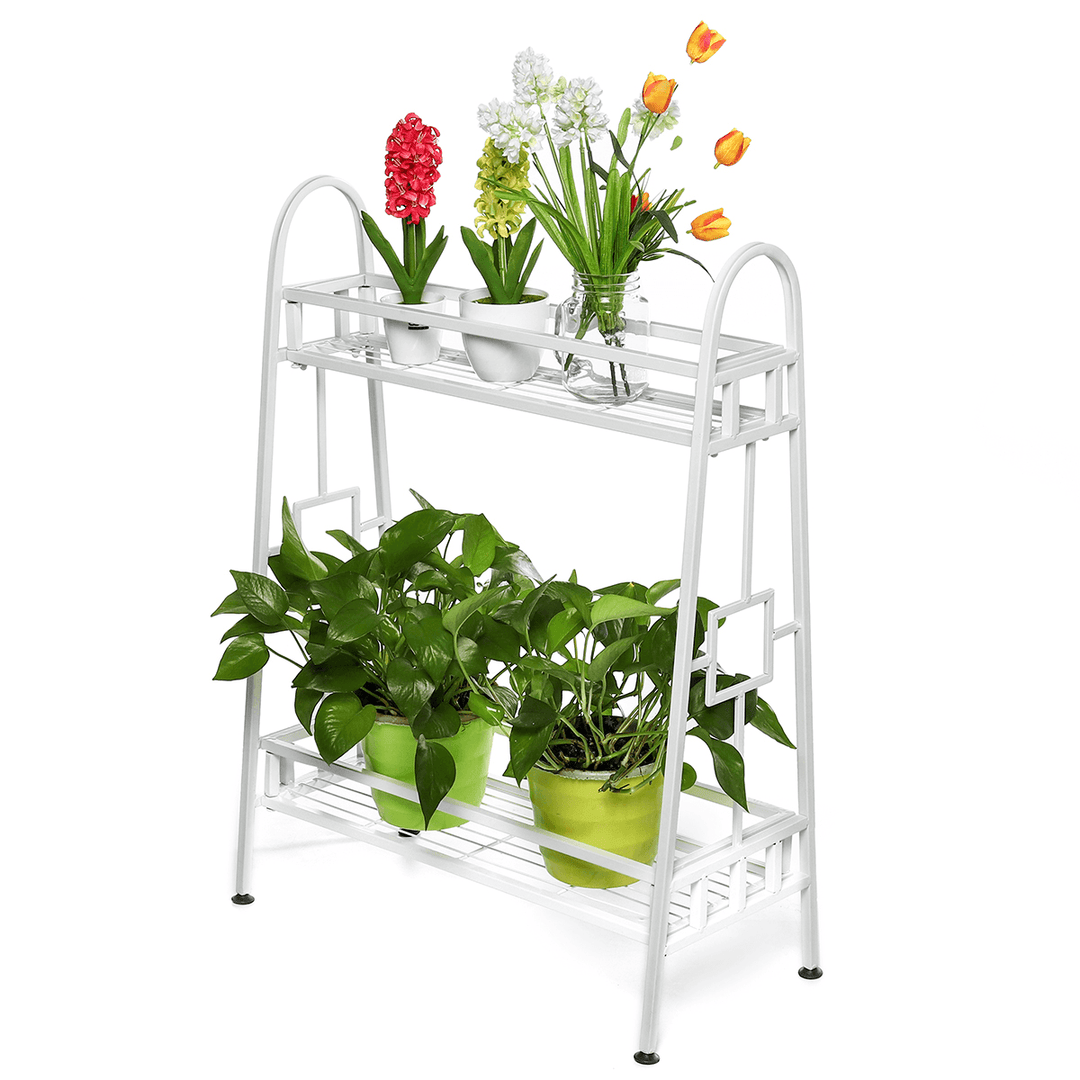 Plants Stand Flower Rack Metal Flower Stand Indoor Plant Shelves Plants Stand Garden Ornaments Indoor Outdoor - MRSLM