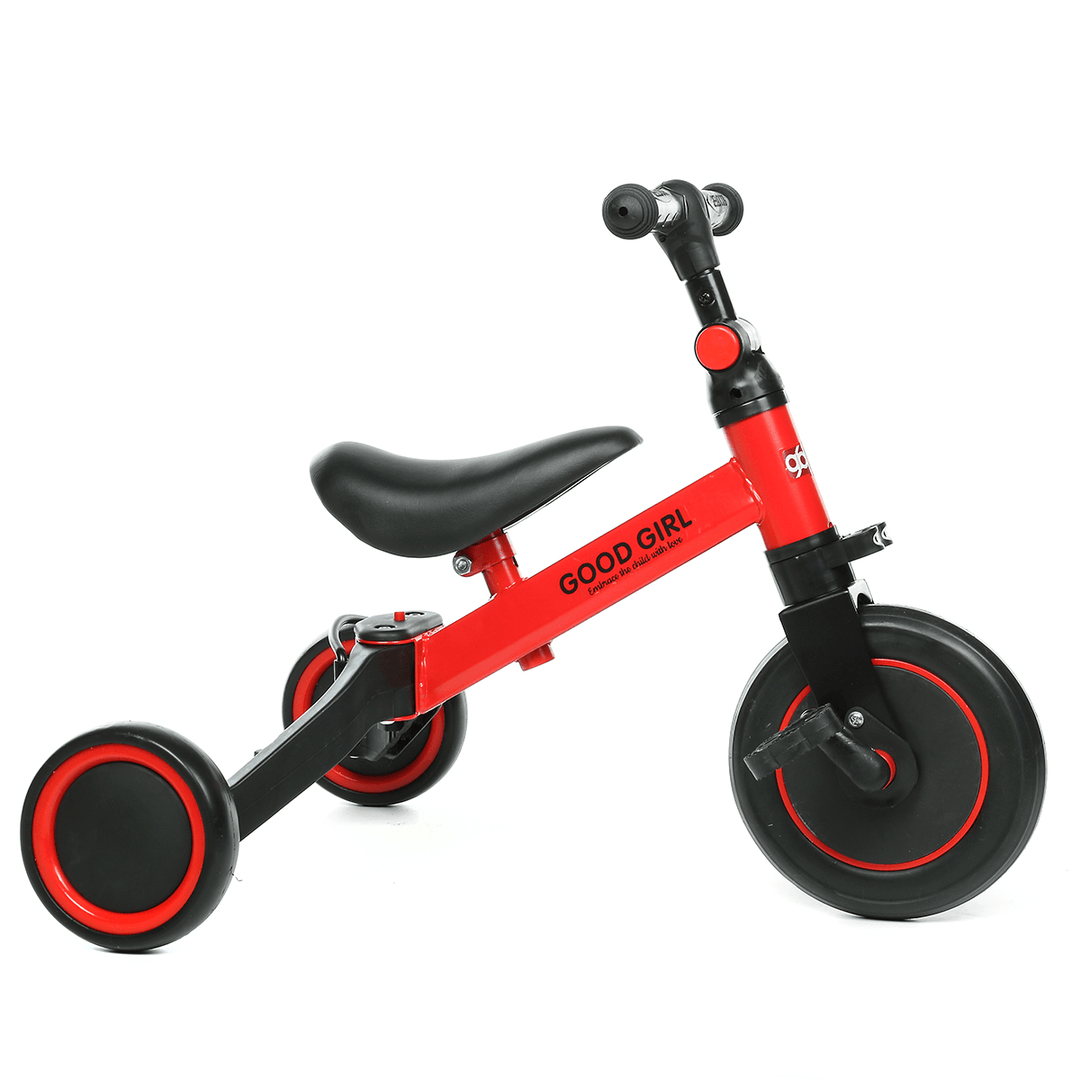 2-In-1 Kid Tricycle Adjustable Pedals Bike Toddler Children Balance Bicycle for 1-3 Years Old - MRSLM