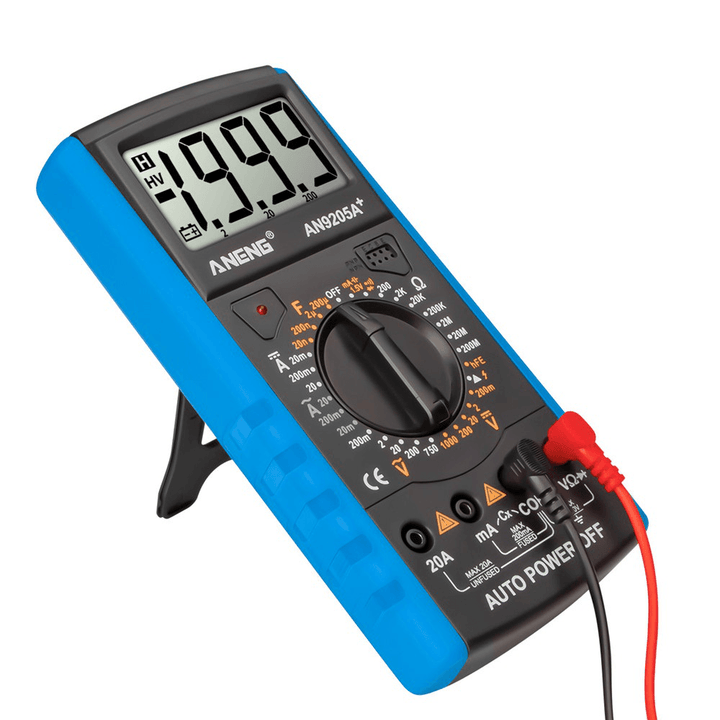 ANENG AN9205A+ Digital Multimeter Resistance Diode Continuity Tester AC/DC Voltage Current Meter - MRSLM