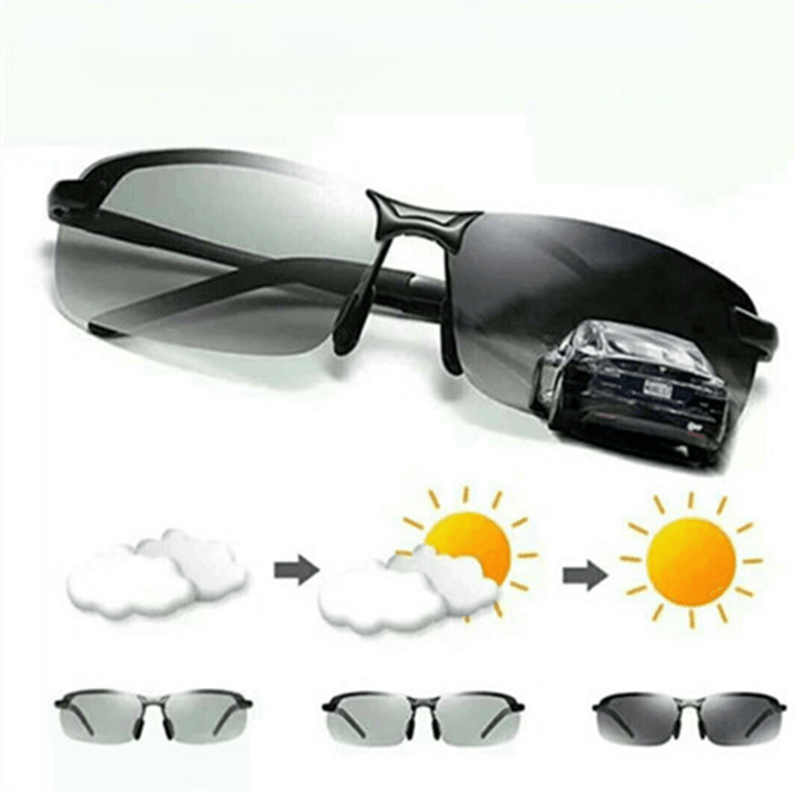 Men Discolor Driving Polarized Sunglasses - MRSLM