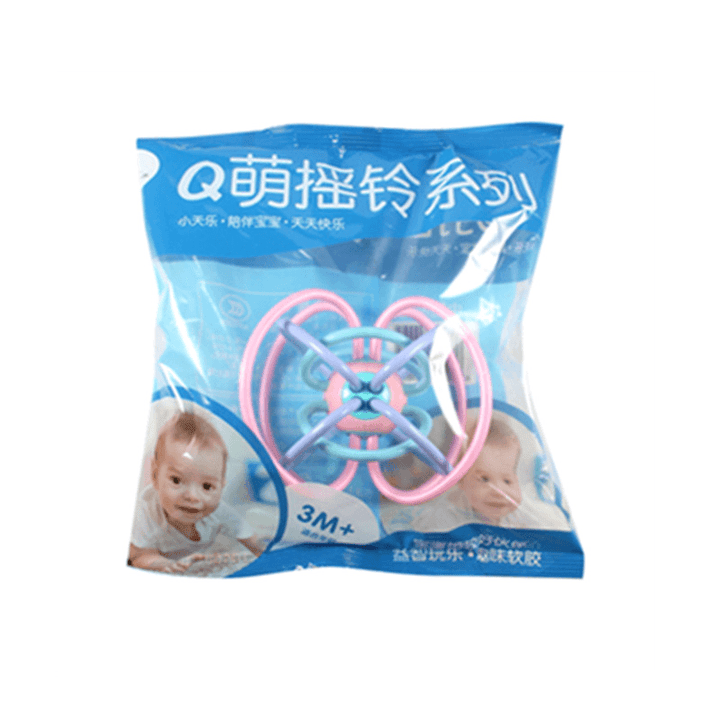 Teether Baby Rattle Hand Catching Ball Toy - MRSLM