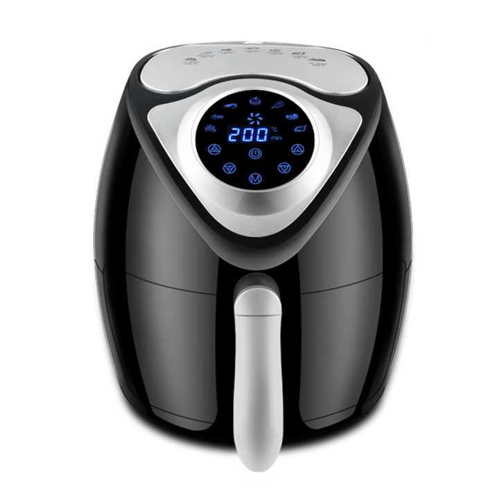 1700W Electric Air Fryer Digital Timer Temp Control 6.1 Quart Oil-Free Touch Screen Fried Food for Home Fast Food - MRSLM