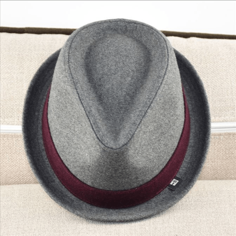 British Style Autumn and Winter Woolen Jazz Hat - MRSLM