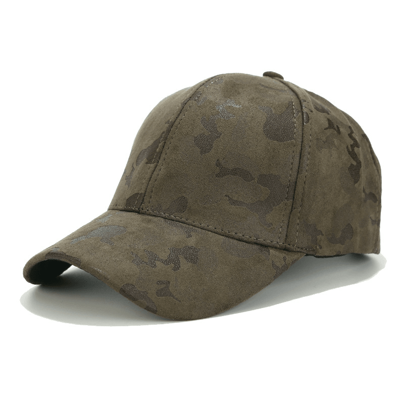 Fashion Simple Suede Camouflage Baseball Cap - MRSLM