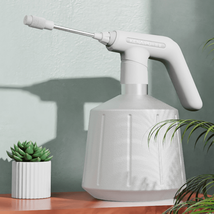 2500Ml Electric Watering Fogger LED Battery Displayed Indoor Garden Plants Watering Can USB Charging Spray Water Kettle - MRSLM