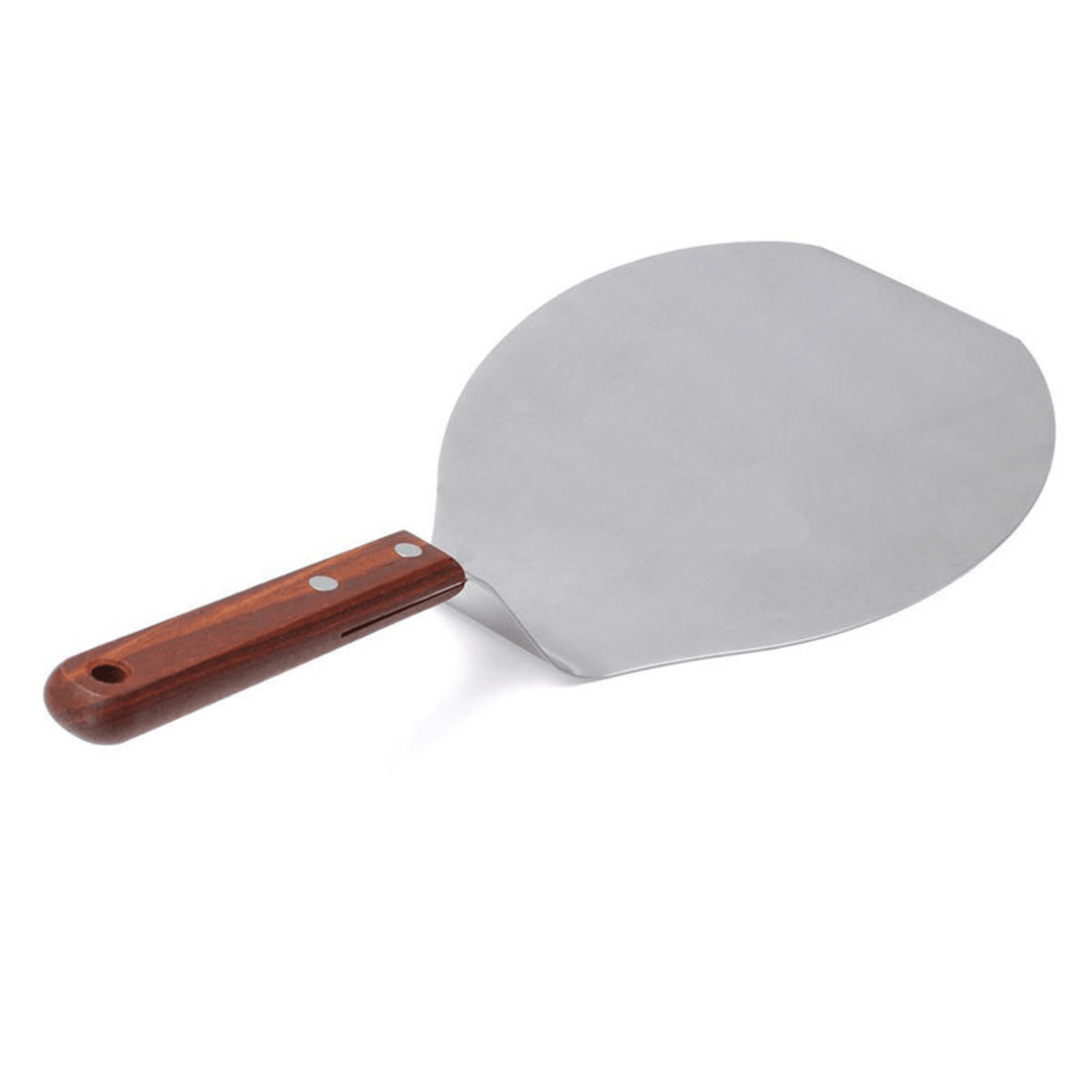 13 Inch Stainless Steel Pizza Plate Spatula Peel Shovel Cake Lifter Holder Baking Tool - MRSLM