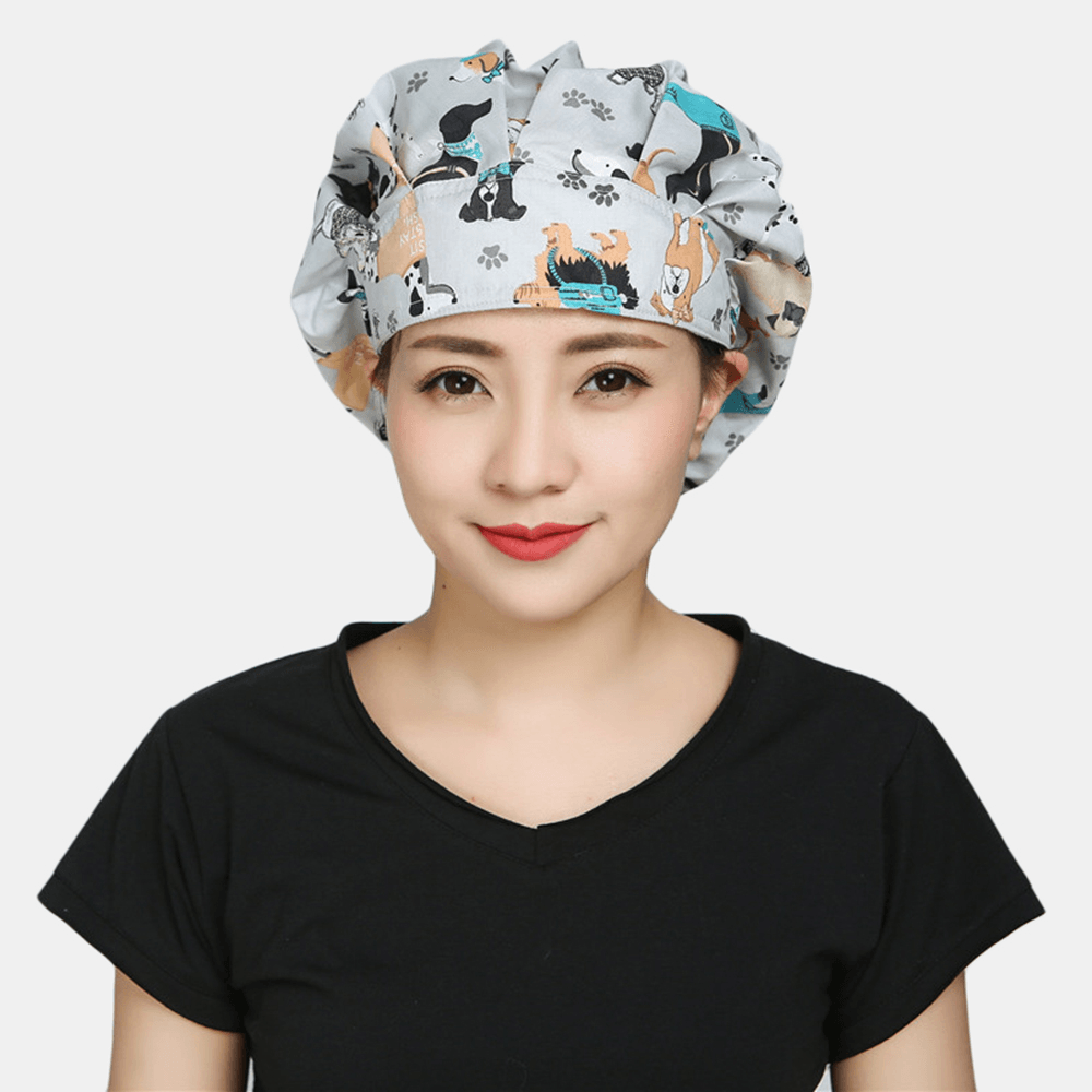 Surgical Caps Scrub Cap Cotton Fabric Nurse Hat - MRSLM