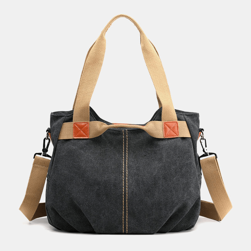 Women Large Capacity Canvas Handbag Shoulder Bag Crossbody Bags - MRSLM