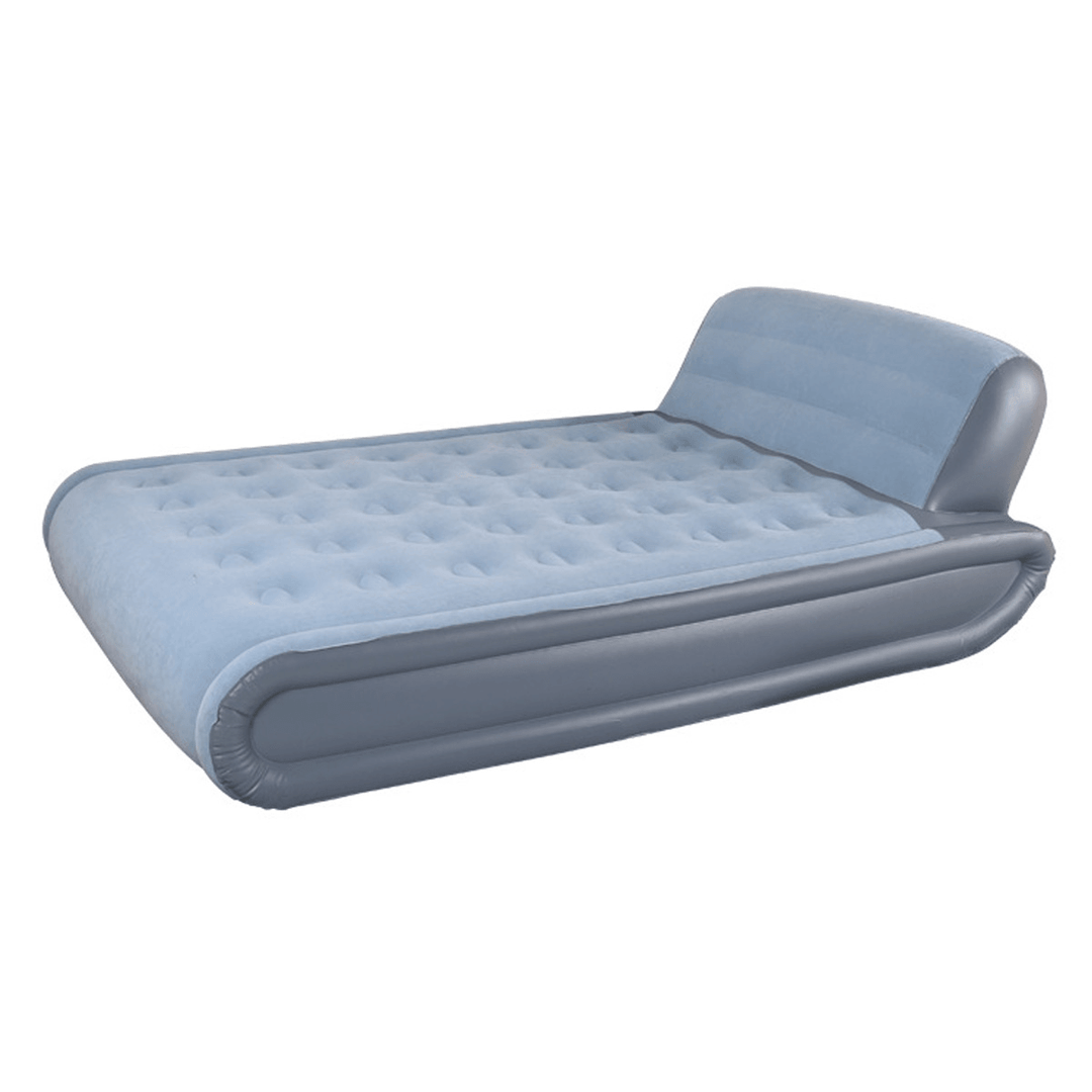 High Thickening Inflatable Bed Double Flocking Back Lazy Folding Bed Moisture-Proof and Moisture-Proof Home Users Outside - MRSLM