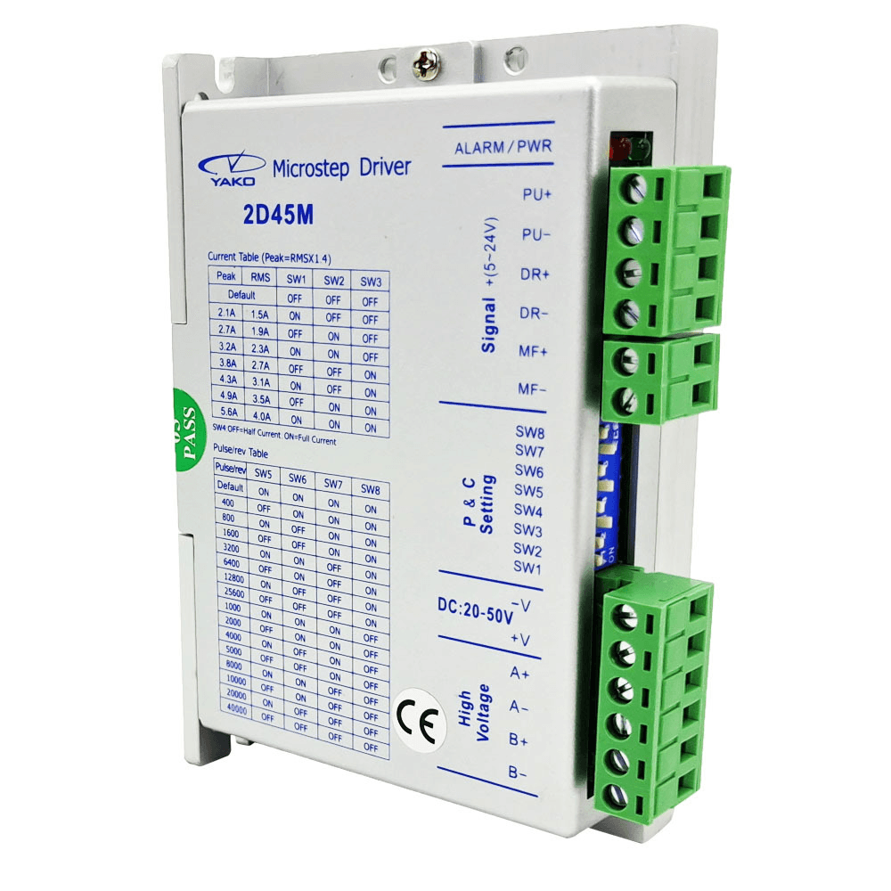 YAKO 2D45M 2 Phase Stepper Motor Driver 32-Bit DSP Control Stepper Motor Driver - MRSLM