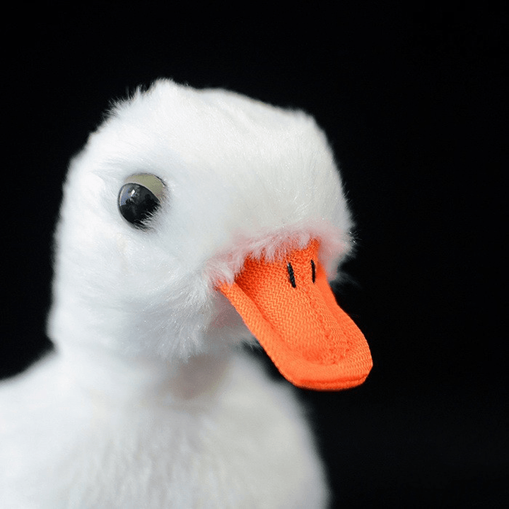 Simulation Cute White Duck Shape Plush Toy - MRSLM