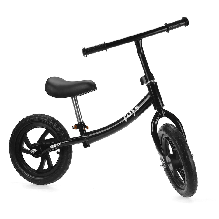 12 Inch Kids Bike No Pedal Toddler Balance Bike Children Scooter Bicycle for 2/3/4/5 Year Old Beginner Rider Training - MRSLM