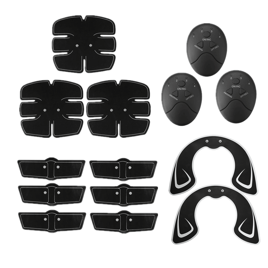 KALOAD 14Pcs Muscle Training Gear Hip Buttocks Lifting ABS Fitness Exercise Hip Trainer Stimulator - MRSLM