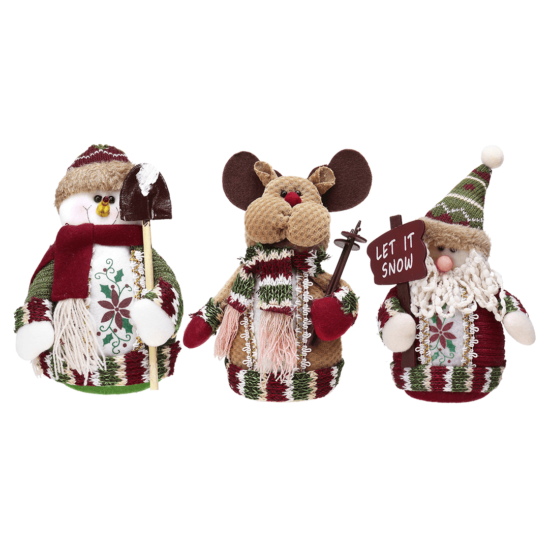 Old Man Snowman Elk Table Christmas Ornament Party Decor Gift Home Decorations - MRSLM