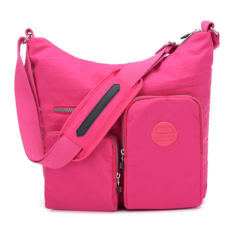 Women Nylon Leisure Waterproof Shoulder Bag Crossbody Bag - MRSLM