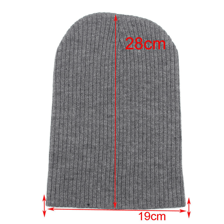 Winter Casual Knitted Warm Skullies Beanies Hats High Elastic Men Women Hat - MRSLM