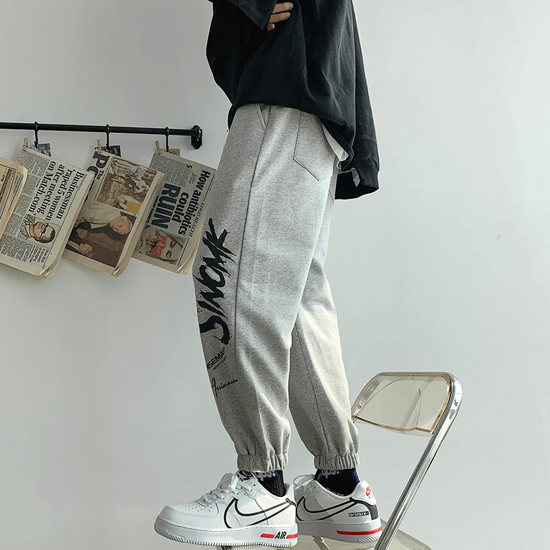 Sweatpants Korean Style Trendy Loose Casual Trousers - MRSLM