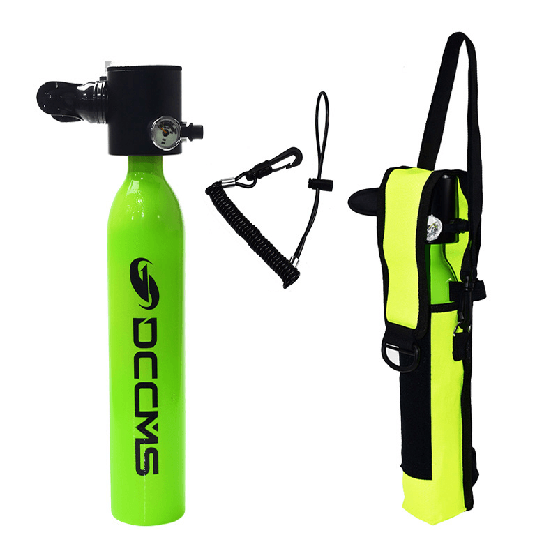 DCCMS DS-405 0.5L Scuba Diving Oxygen Tanks Divers Underwater Oxygen Equipment Leisure Portable Snorkeling Mini Tank 4Pcs/Set - MRSLM