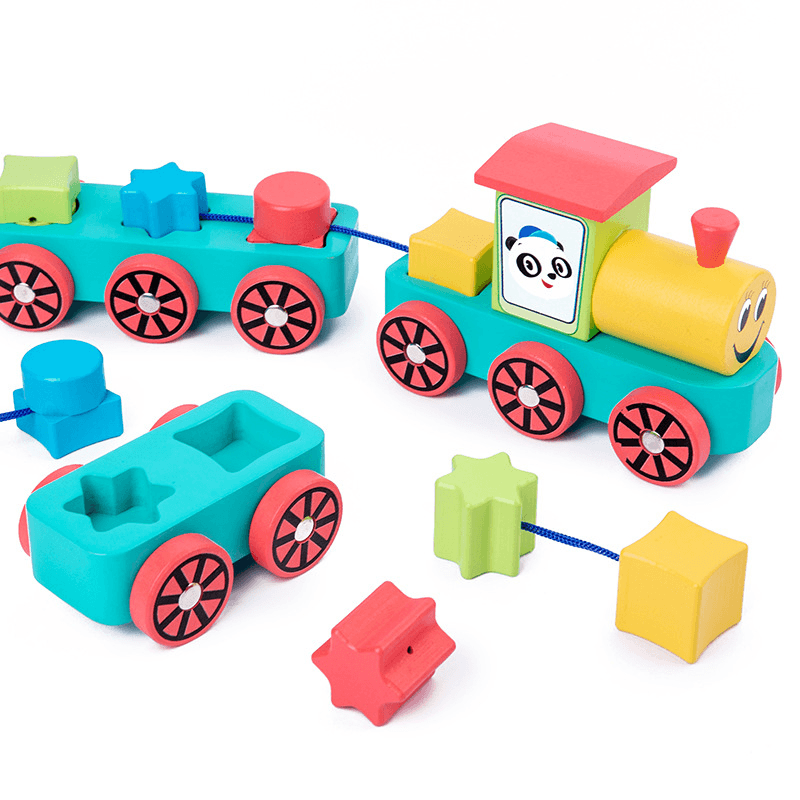 Sports Suit Motherland Edition Smart Fun Train Toy Building Blocks - MRSLM