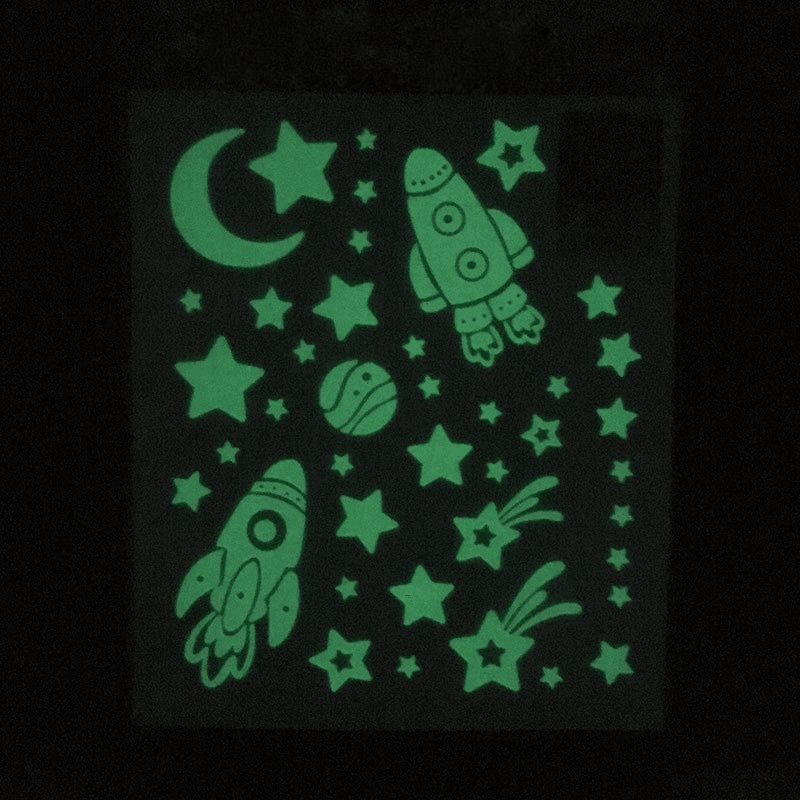 Glow in the Dark Home Decor Shining Star Luminescence Sticker - MRSLM