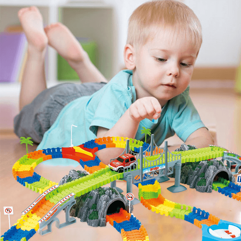 Children'S Electric Track DIY Assembling Toys - MRSLM