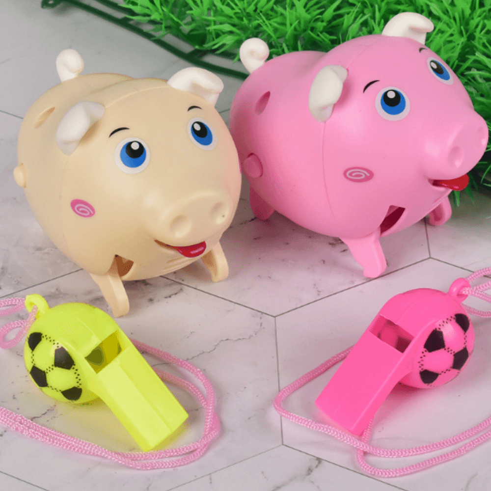 Whistle Pig Voice-Activated Induction Electric Children'S Toys Lighting Music Whistling Can Run - MRSLM