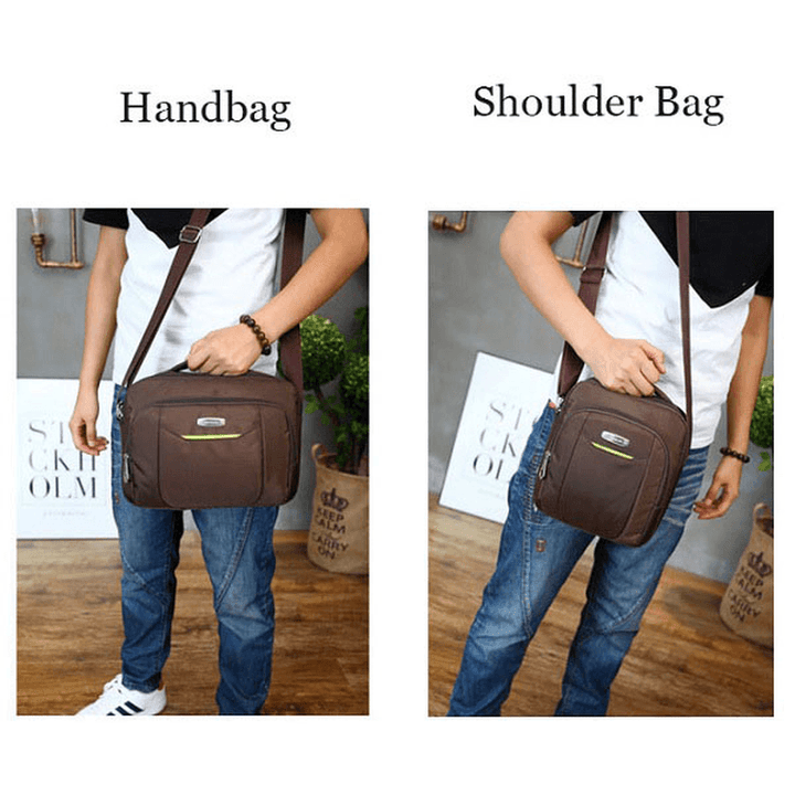 Women Men Nylon Multifunction Sport Daily Casual Handbag Shoulder Bag Crossboby Bag - MRSLM