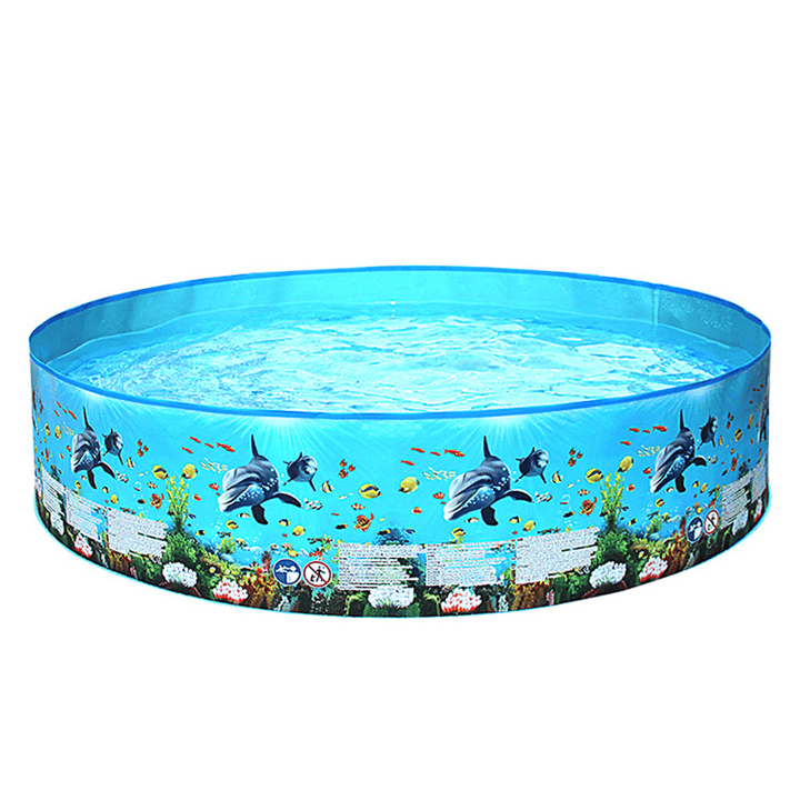 183/244X38Cm No Need Inflatable Swimming Pool Summer Holiday Children Paddling Pools Beach Family Game Pool - MRSLM