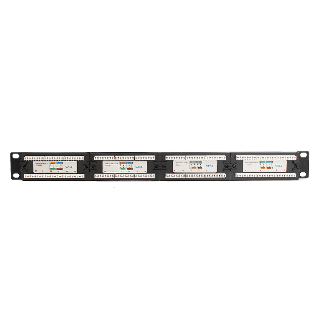 CAT 6 24 Port Ethernet Network LAN Adapter Connector Cable Mount Bracket - MRSLM