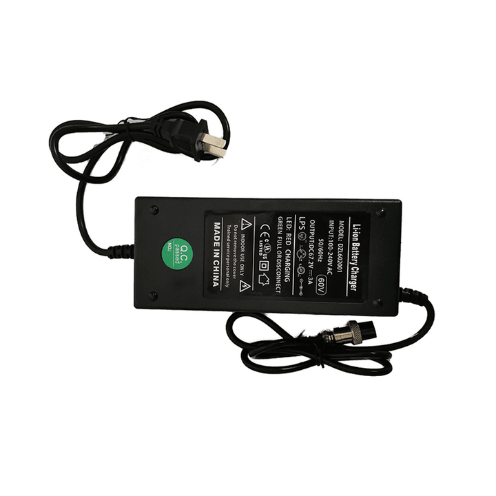 BOYUEDA 48/60V 3A Electric Scooter Charger Scooter Lithium Battery Charger for EU US Plug - MRSLM