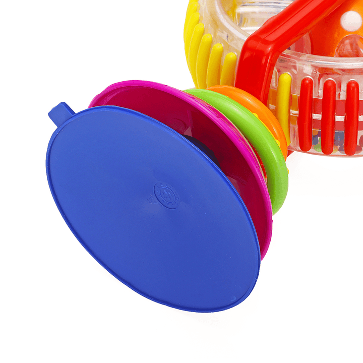 Baby Kid Rainbow Creative Observe Ferris Wheel Rattle Educational High Chair Toys - MRSLM