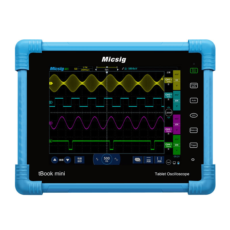 Micsig TO1152 Digital Tablet Oscilloscope 150Mhz 2CH 1G Sa/S Real Time Sampling Rate Automotive Oscilloscopes Kit - MRSLM