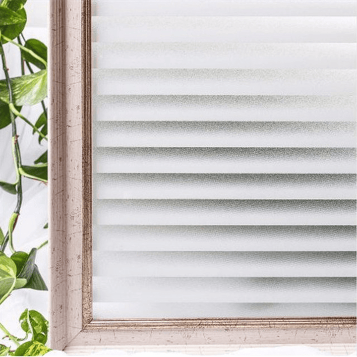 100/200Cm Frosted Window Film Glass Sticker Anti-Uv Privacy Office Home Decoration - MRSLM