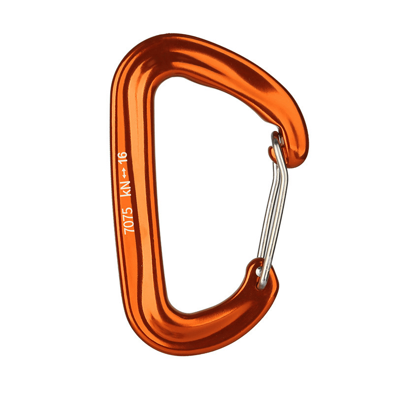 XINDA 16KN Aluminum Carabiner Climbing Keychain Outdoor Snap Clip Lock Buckle - MRSLM