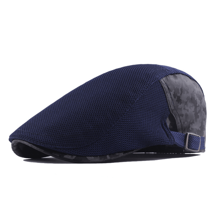 Spring and Summer Hollow Mesh Beret Men - MRSLM