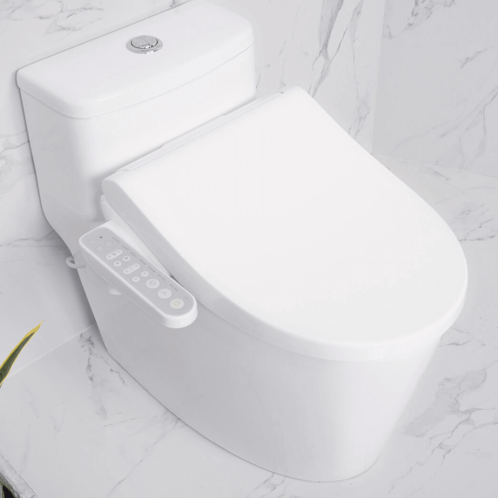 [ AI Version ] Tinymu Smart Toilet Cover Seat Temperature Adjustment APP Control with Interaction Mi Band 2/3 Identification With 8 Colors Light - MRSLM