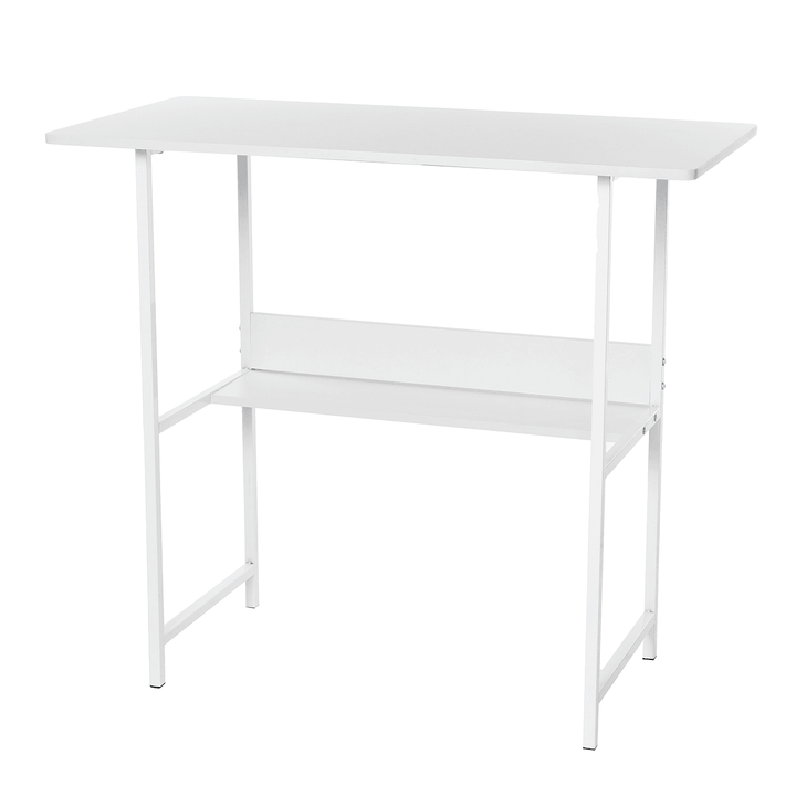 Double-Layer Computer Desk Desktop Household Economical Desk Student Writing Table for Home Office - MRSLM