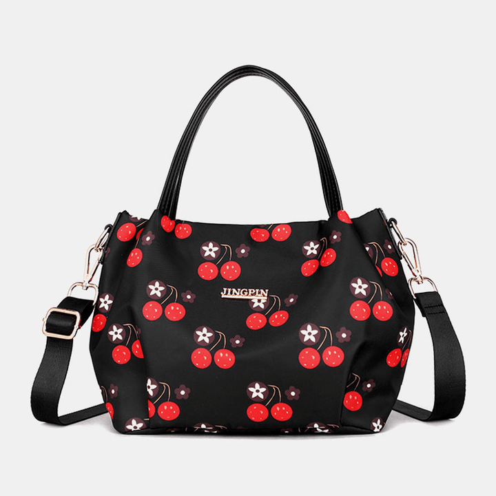 Women Fashion Flower Handbag Printed Crossbody Bag - MRSLM