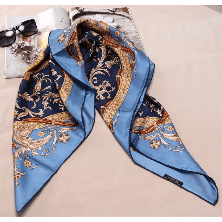 Ladies Middle-Aged High-End Silk Scarf - MRSLM