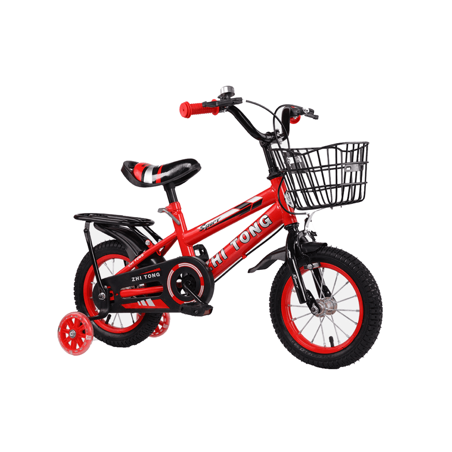 12Inch/16Inch 2 Wheels Kids Bike with Pedal Flashing Guar Wheels Children Bicycle for Beginner Rider Training for Ages 3-7 Childs - MRSLM