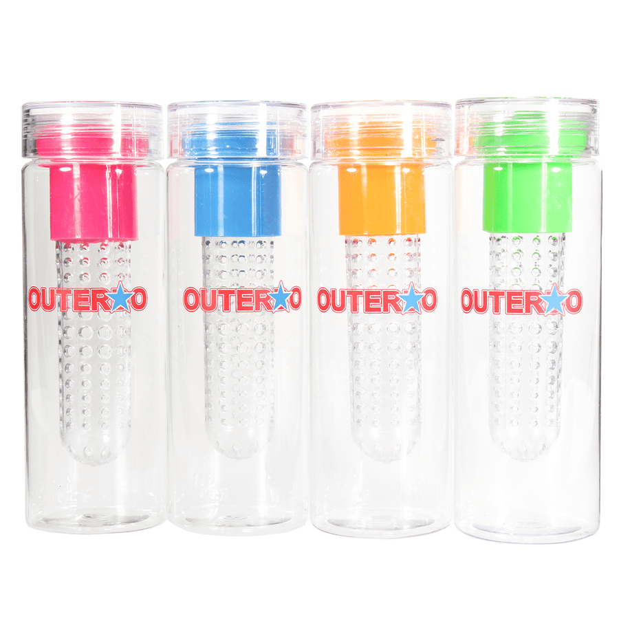 OUTERDO 780Ml Plastic Water Bottles Filter Water Cups Large Capacity Fruit Cups Outdoor Sports Cups for Adult Children - MRSLM