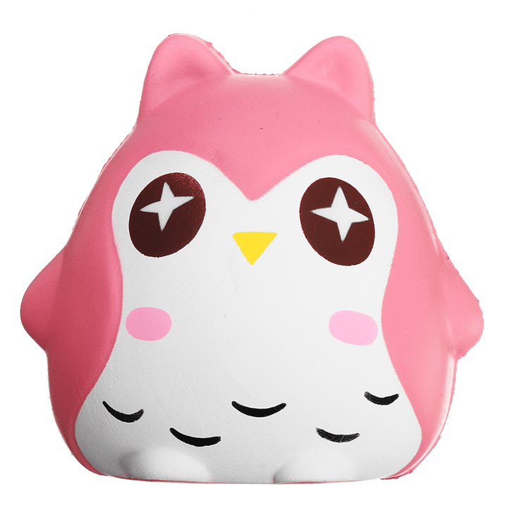 Squishy Owl 10Cm Soft Sweet Cute Bird Animals Slow Rising Collection Gift Decor Toy - MRSLM