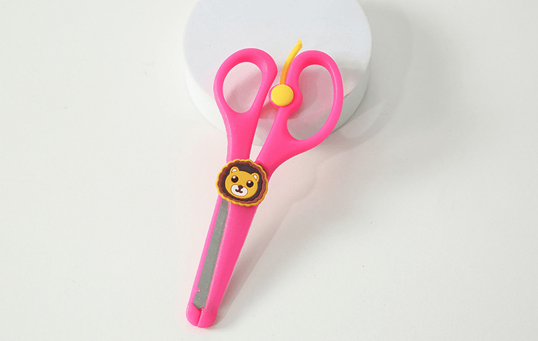 Cute Animal Kindergarten Paper-Cutting Safety Kids Paper-Cutting Knife - MRSLM