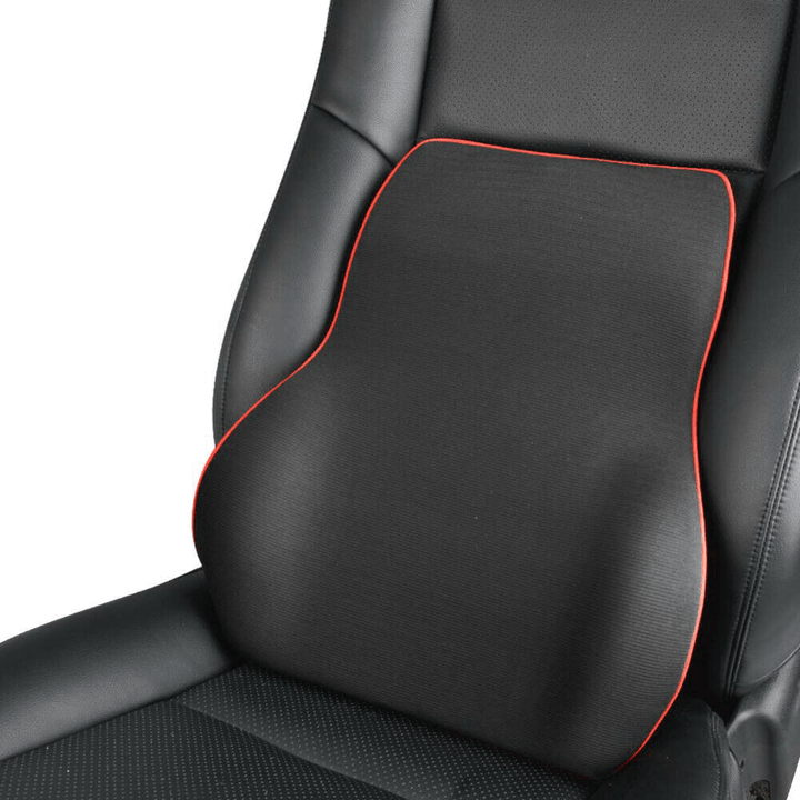 Ergonomic Design Memory Foam Lumbar Support Cushion Back Chair Pillow for Home Office Car Seat - MRSLM