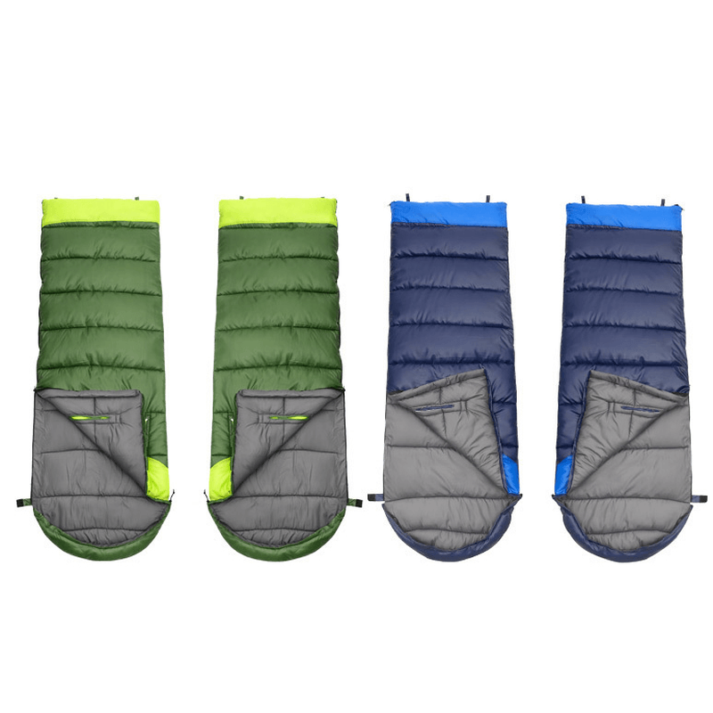 WIND TOUR Adults Spliceable 1.5KG Cotton Sleeping Bags Outdoor Sports Thicken Hiking Camping Warm Sleeping Bag - MRSLM