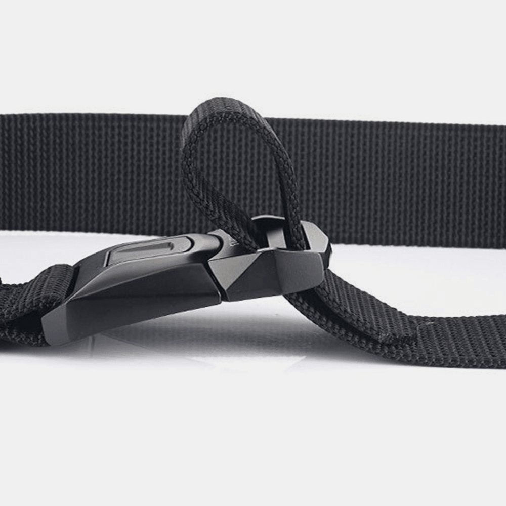 Men Nylon Quick Release Insert-Buckle 125Cm Breathable Quick-Drying Outdoor Safety Belt Training Tactics Belt - MRSLM