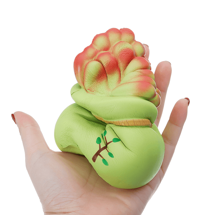 Vlampo Licensed Slow Rising Squishy Potted Succulents Lucky Plant Home Decoration Stress Release Toy 14Cm - MRSLM